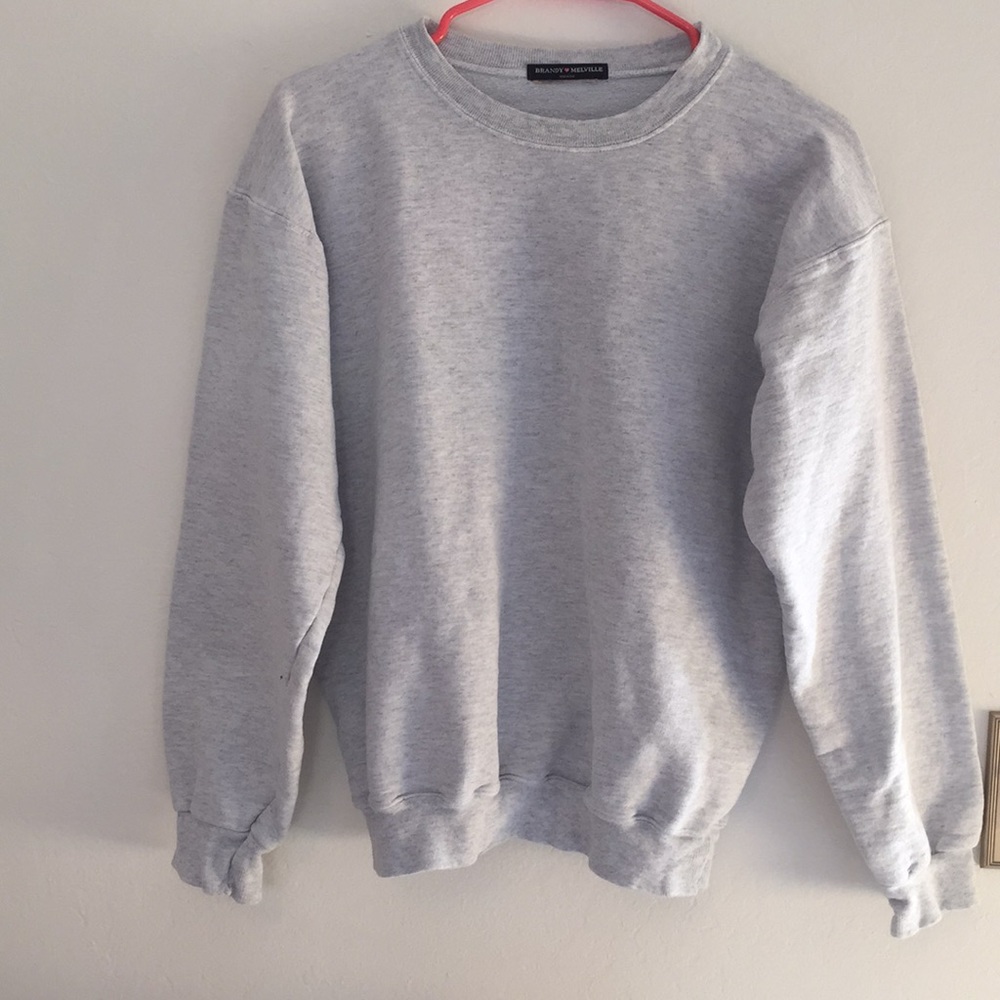Like New Brandy Melville Gray Sweatshirt